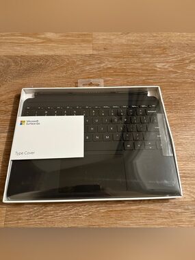 Microsoft Surface Go Type Cover Keyboard Black KCM-00001 NEW Open Box